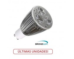 Lámpara LED GU10 9W Blanco Cálido, Bridgelux